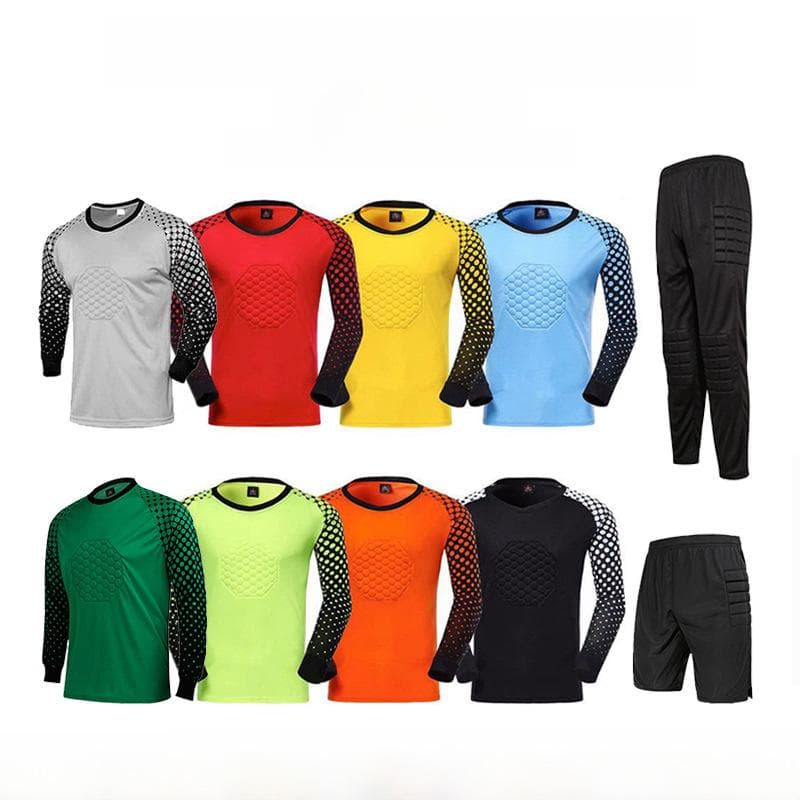 Unisex Langermet Fotball Målvaktdrakt & Beskyttende Treningsdrakt