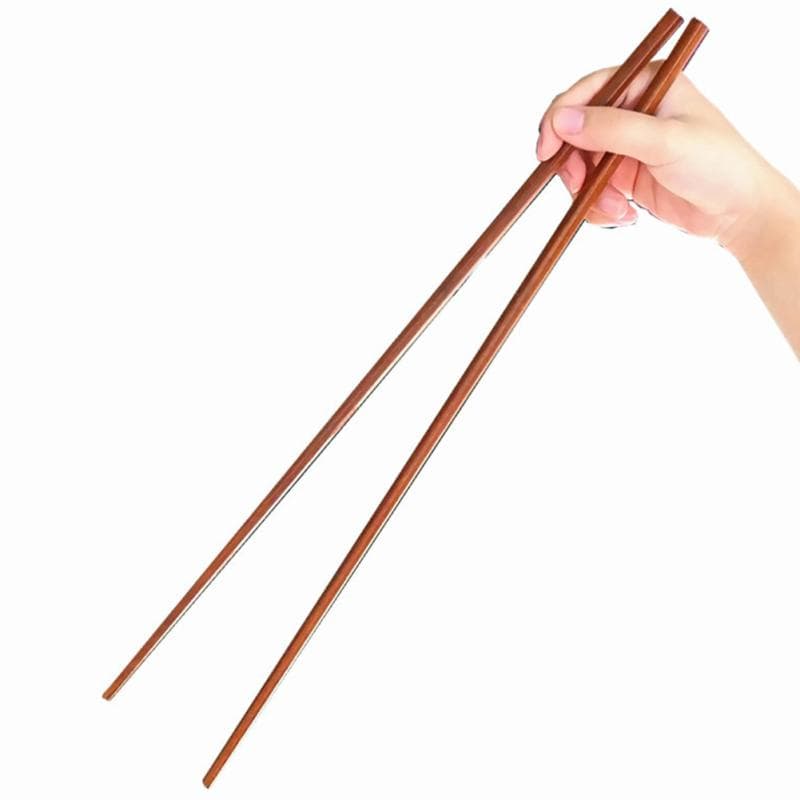 Kinesiske spisepinner i tre for matlaging, til hot pot og nudler, 42 cm lengde