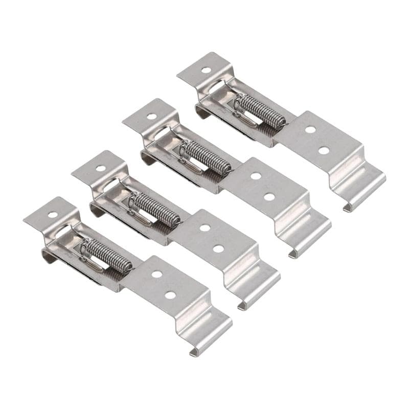 Pakke med 4 Tilhenger Skiltstativ Skiltbrakett Metall Skiltklemme Ramme Skiltholder for Lastebil