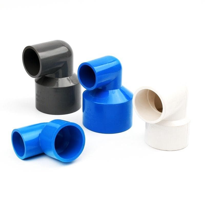 20/25/32/40/50mm PVC Reduserende 90 Graders Albuekobling Hagevanning Vannrørfittings Akvarium Fisketank Rett Adapter