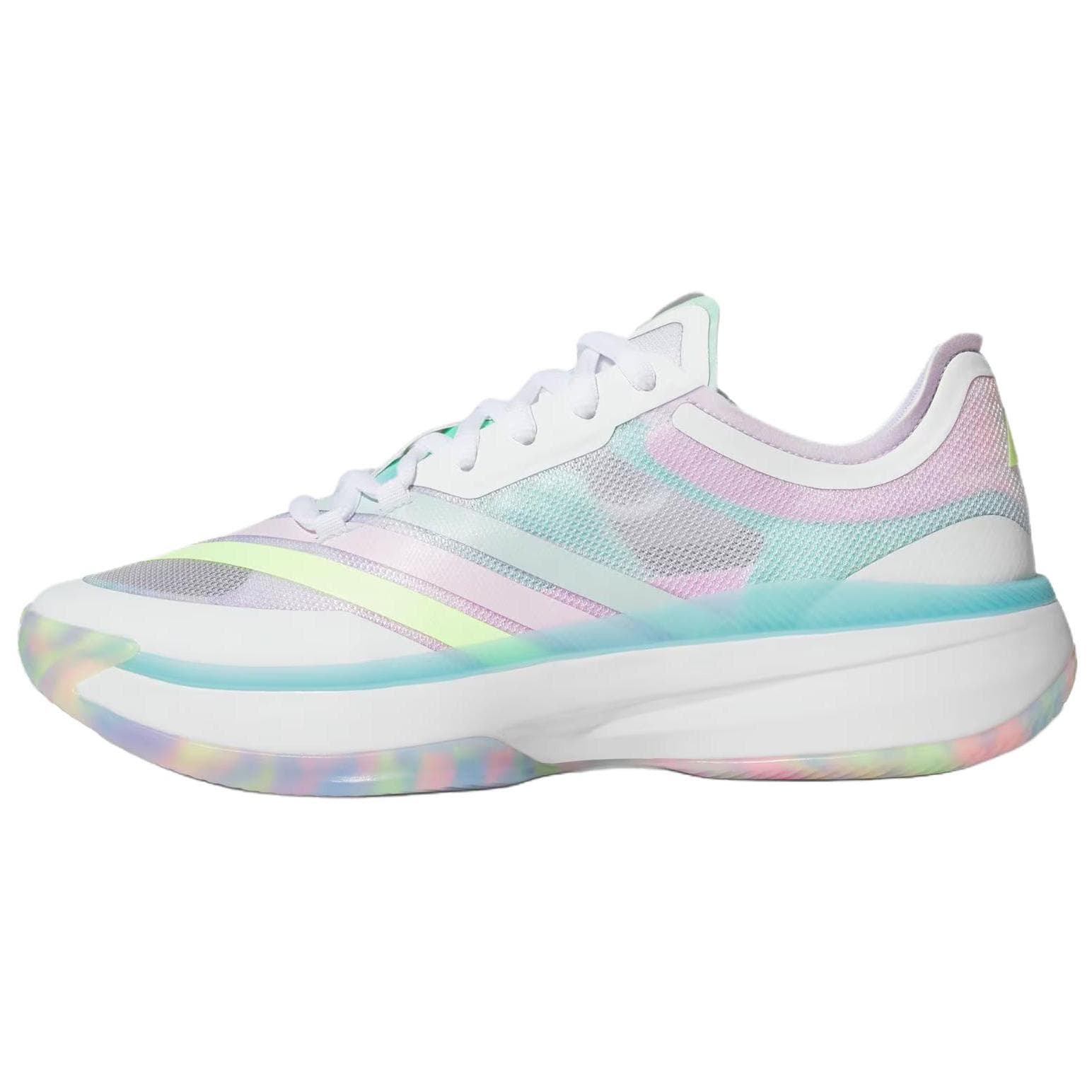 Adidas Adizero Select 3.0 Komfortable Allsidige Slitesterke Lavsko Basketballsko Unisex Sneakers Hvit Blå JP9421 cm