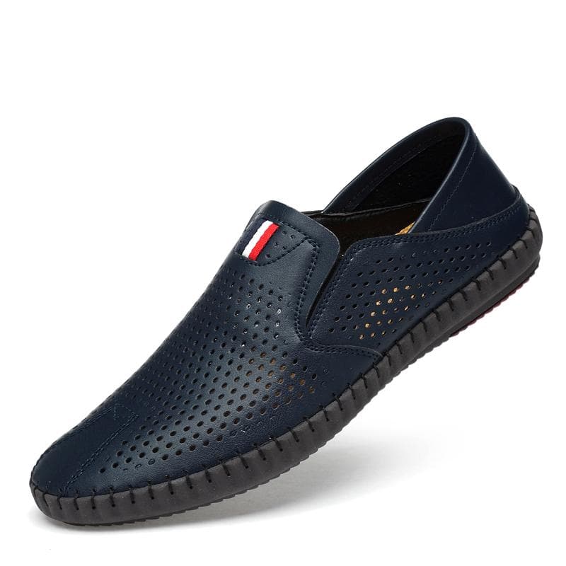 Håndsøm Skinnsko Herre Fritidssko Komfortable Herre Loafers Mokkasiner Mann Flats Sko cm