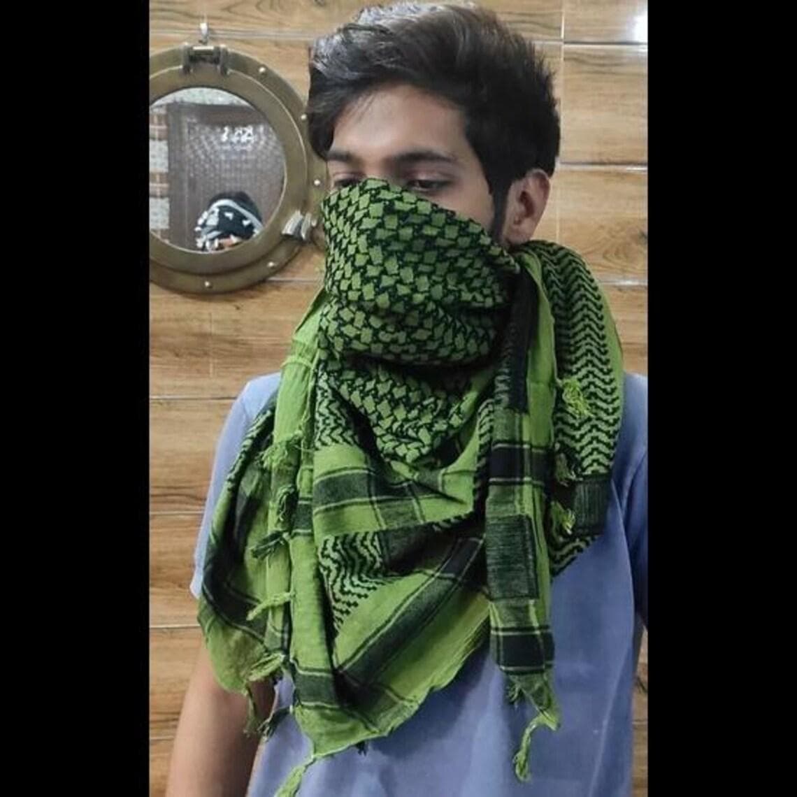 Palestinalignende Skjerf Kufiya Arafat Bomull Ny Trendig Utseende Håndgravert Gave cm aero