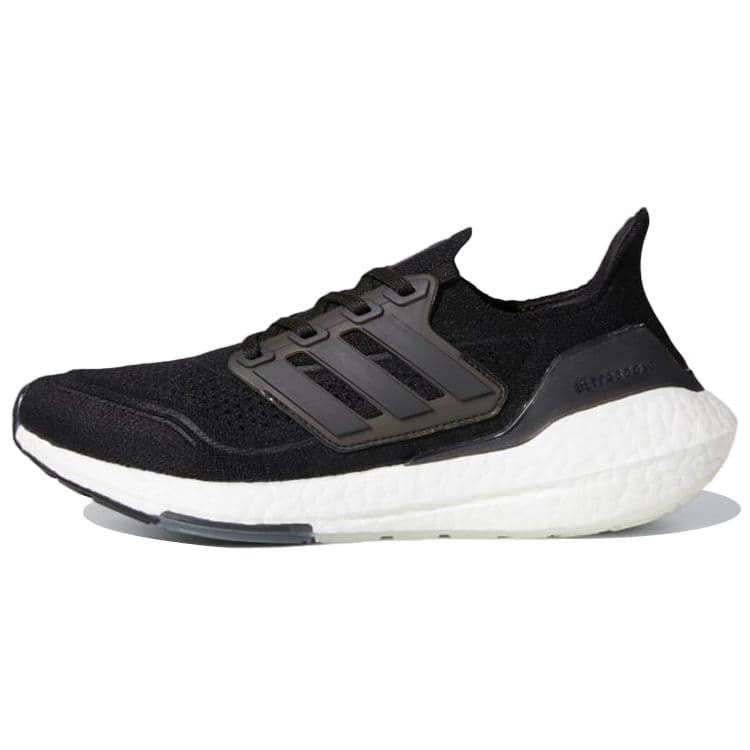 adidas UltraBoost 21 Core Black Dame Sneakers Grå-Fire FY0402 cm