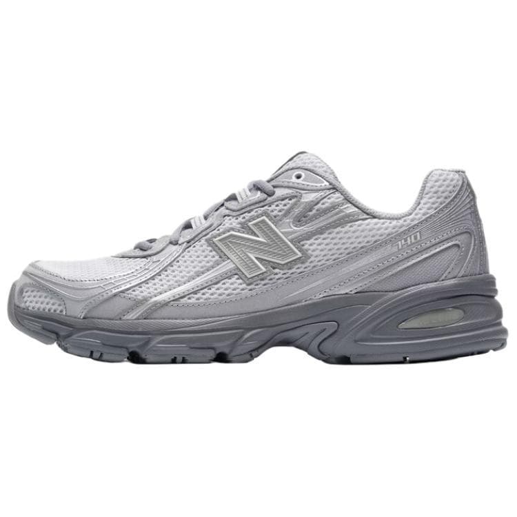 New Balance NB 740 Tekstil, Kunstskinn Pustende Lettvekts Lave Løpesko Unisex Hvit/Lys Grå U7408PL cm