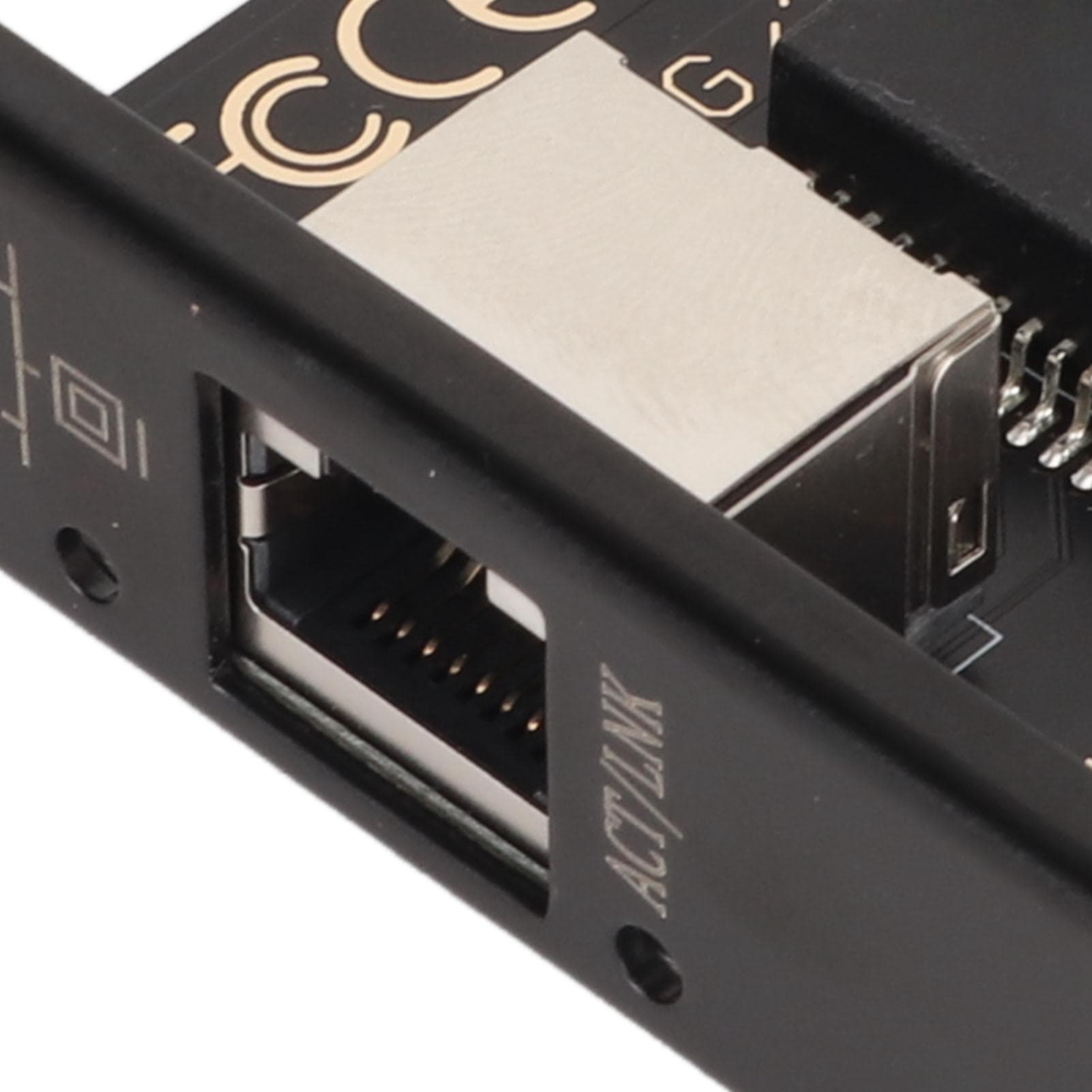 PCIe nettverkskort 1010010002500Mbps Gullbelagt pinne Aluminiumlegering Gigabit Ethernet-kort for
