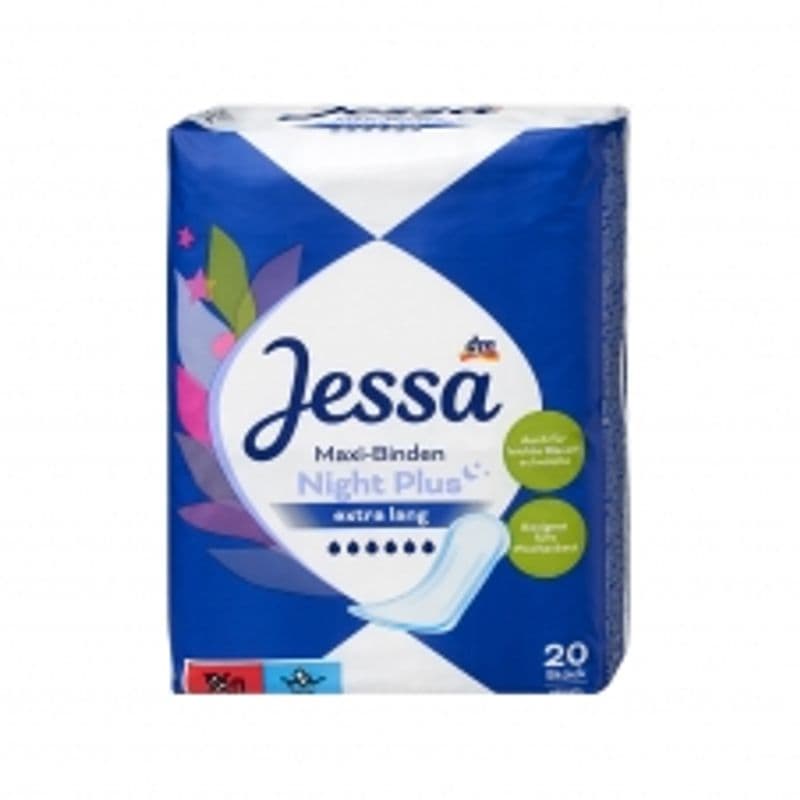 Jessa Maxi Nattbind 20-pakning (individuelt innpakket)