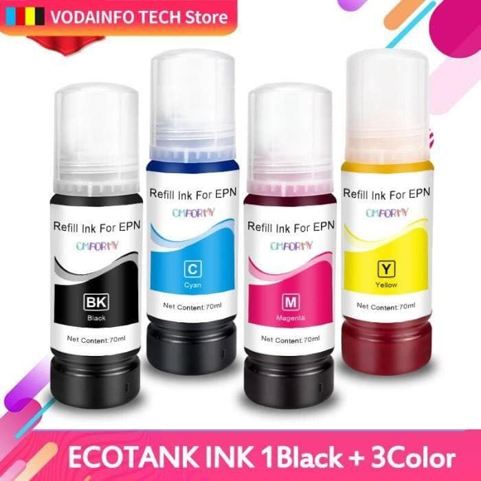 104 522 påfyll Fargeblekk For Epson EcoTank ET-2710 ET-2711 ET-2712 ET-2714 ET-2715 ET-2720 ET-2726 ET-4700 Inkjet [03889EA]