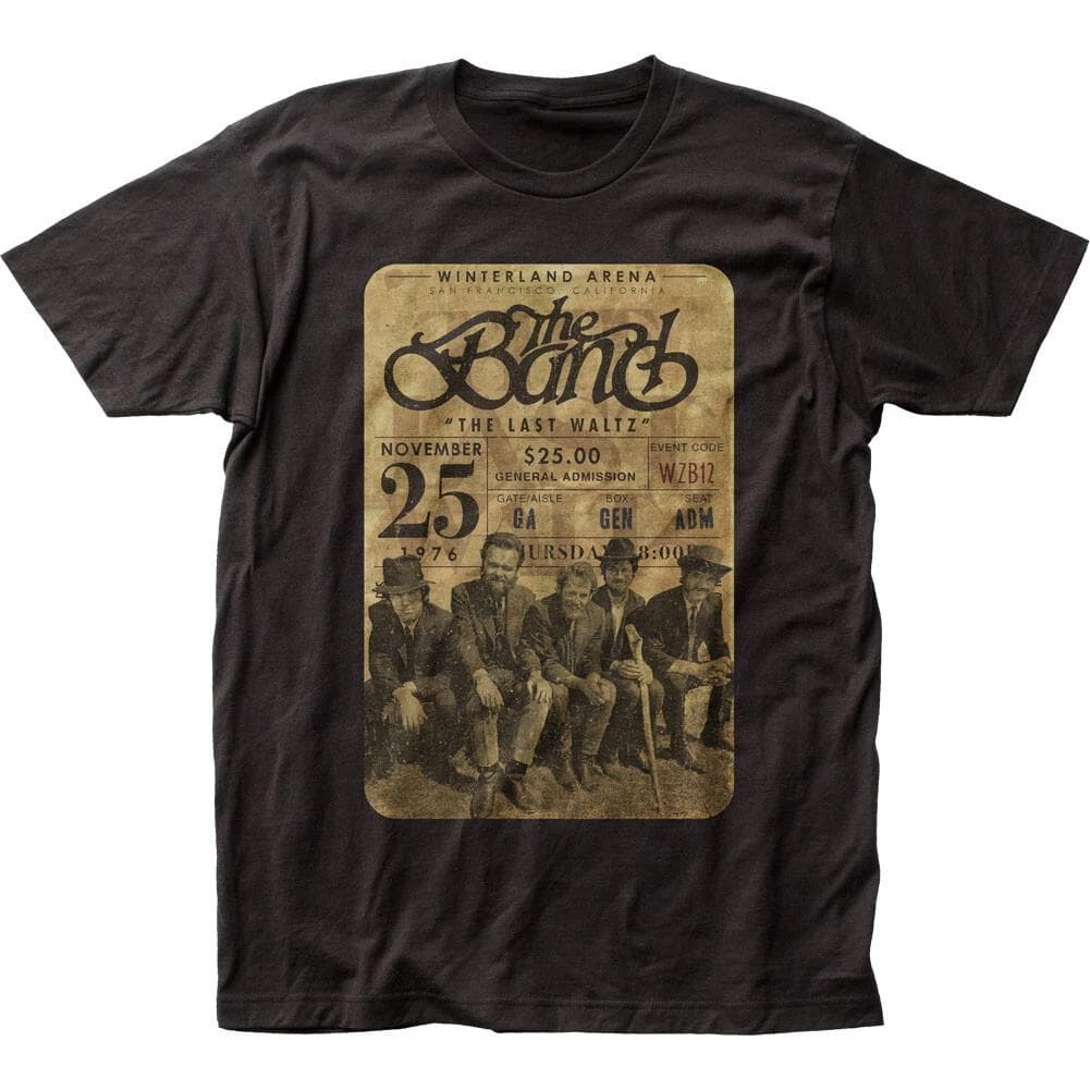 100% bomull TOPPER UNISEX T-SKJORTER HERRE DAME Konsertbillett T-skjorte Rock and Roll Klassisk Band T-skjorte Ny Svart cm Svart