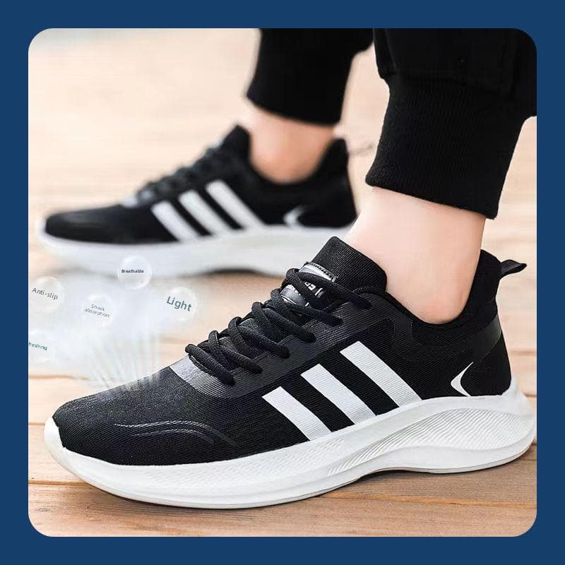 Herre Sneakers Størrelse 36-45 Par Mesh Pustende Fritidssko Sport Mote Løpesko Kalde Klebrige Herresko cm