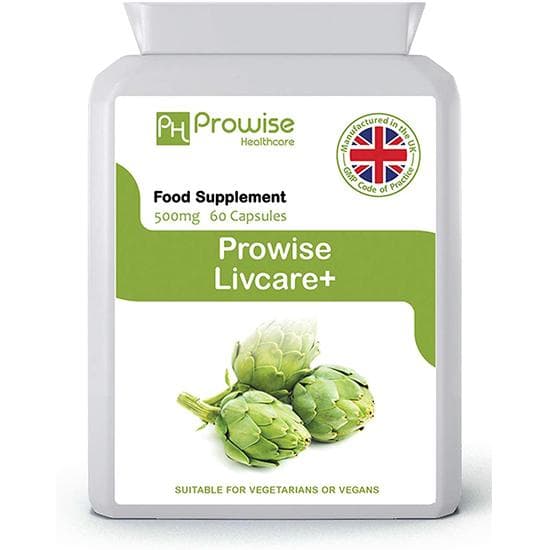Livcare+ 500mg 60 kapsler | Storbritannia Laget av Prowise Healthcare