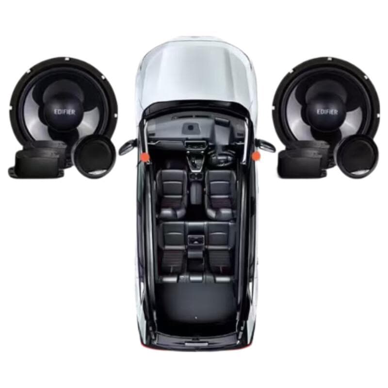 Edifier SF651C 6,5-tommers Komponenthøyttalersett for Bilstereo CN-plugg (adapter inkludert)