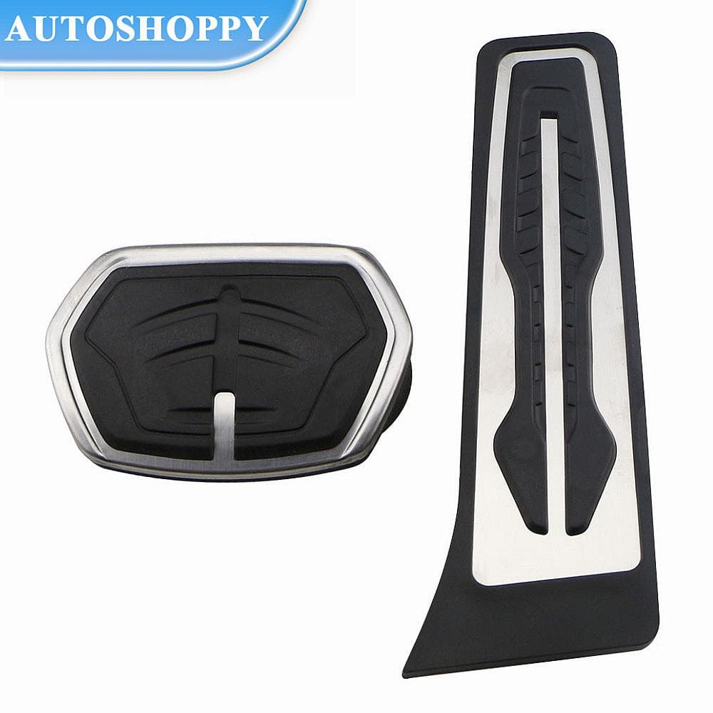 Pedaldeksel for BMW X1 F48 2016- 2022 2021 X2 F39 2018 - 2021 AT ( LHD ) Bilpedaler i rustfritt stål Gassbrems