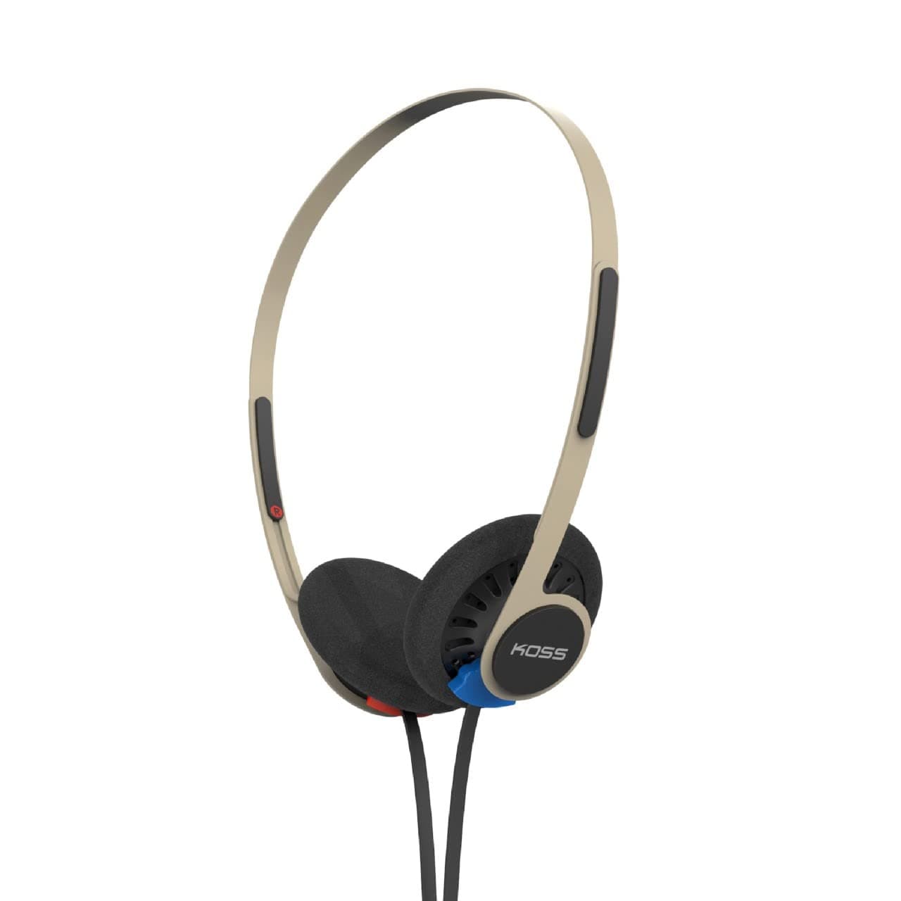 KOSS KPH40 Utility Hodetelefoner med avtakbar ledning S, On-Ear, System, Ultralette (Rhythm Beige)