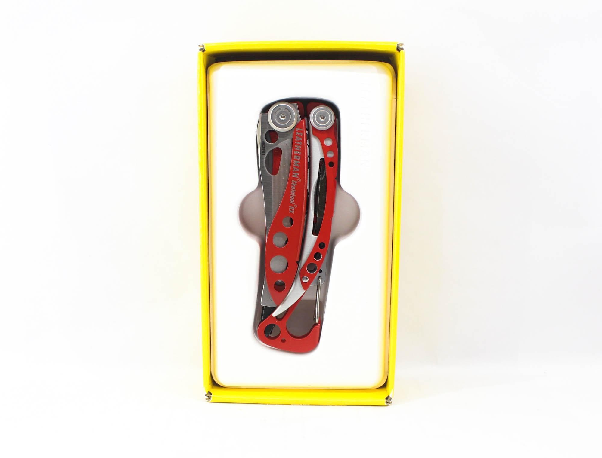 Leatherman YL832310 Skeletool RX Rescue Multi Tool 7 funksjoner rød (2871)