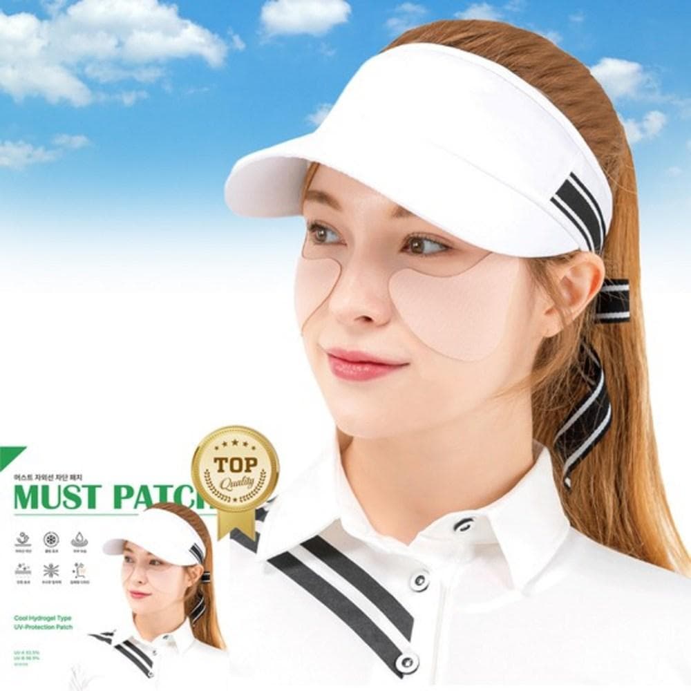 UV solbeskyttelse sport golf ansikt solbeskyttelse solplaster anti-fregne plaster tape