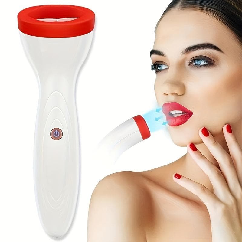 1 stk Skjønnhet Personlig pleie USB Elektrisk Lip Enhancer Silikon Vibrerende Enhancement Lip Plumper Device Dame Gave Hvit