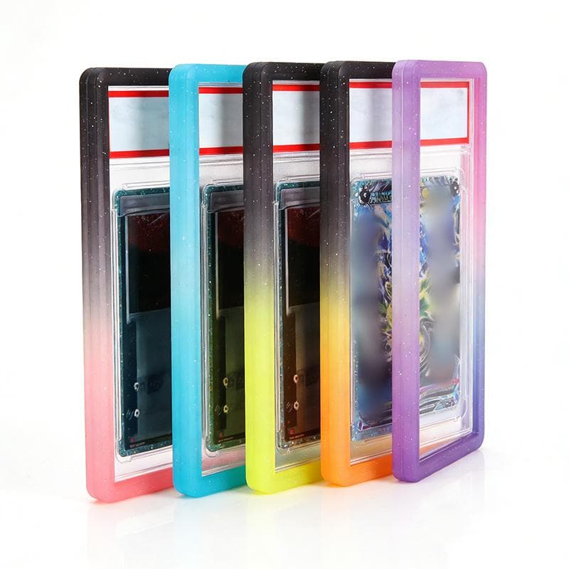 Gradient Bumper Case Beskyttelse Skjermbeskyttere Skin TPU for PSA 35PT Graderte Kort Slab Sportskort Lagringsholder