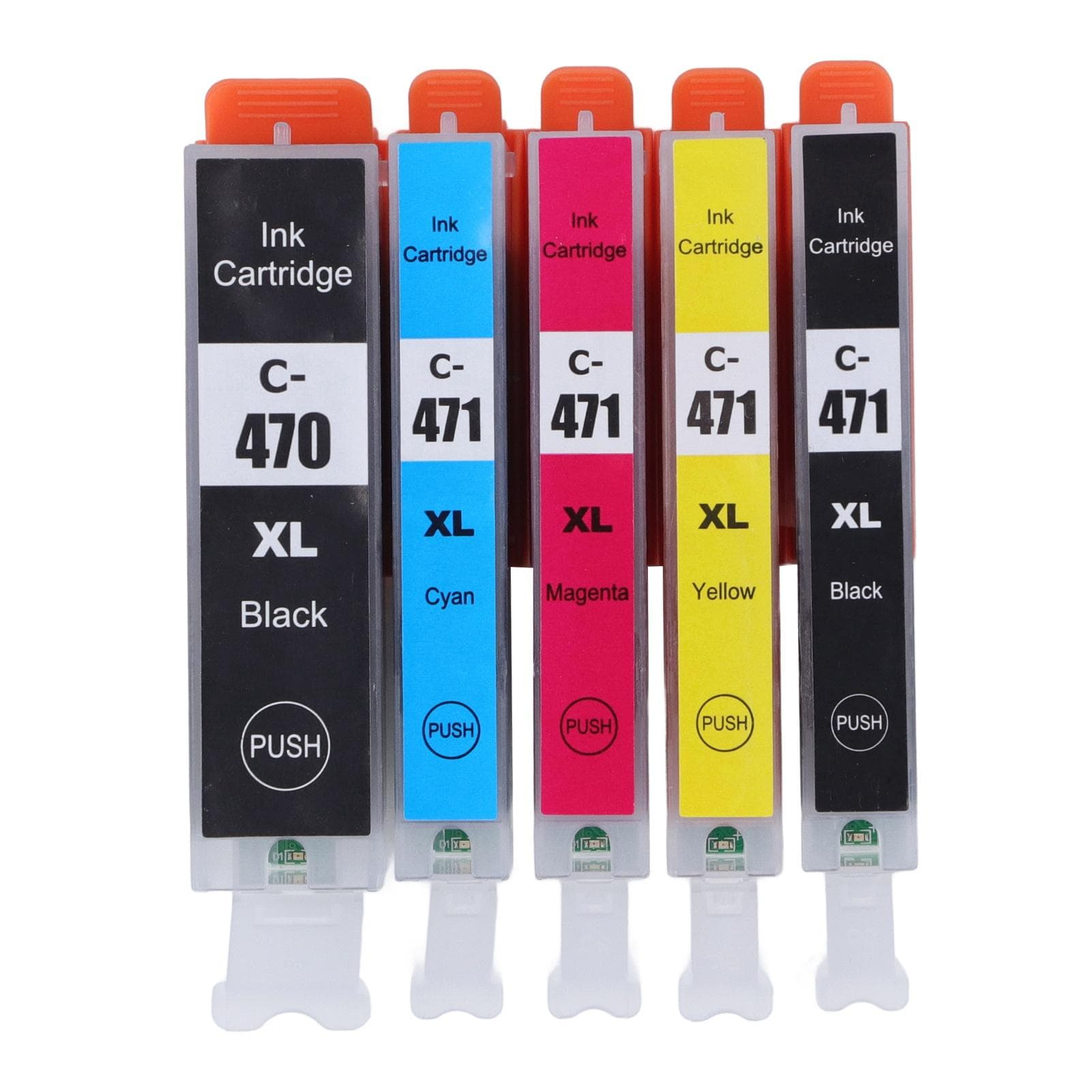 Blekkpatron Utskriftstilbehør Del for PIXMA MG5740 MG6840 MG7740 TS5040 TS6040 TS8040 5 Farger BK BK C M Y