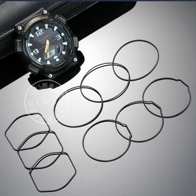 Vanntett ring til baklokk for Casio AQ-S810 GBD-800 GM-S100 GMA-S110 Klokkebaklokk Pakning med verktøy