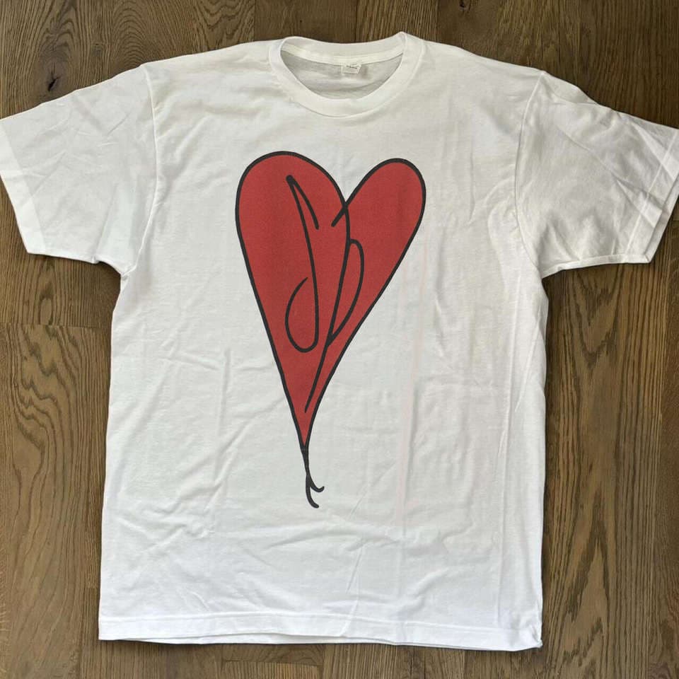 SMASHING PUMPKINS HVITT HJERTE SKJORTE| HALLOWEEN | T-skjorte cm