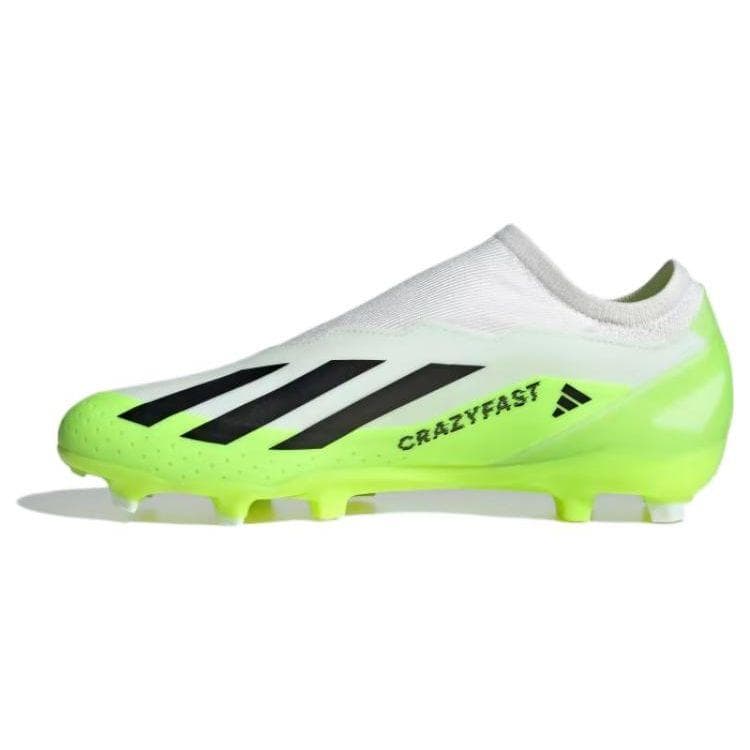 adidas X Crazyfast.3 Snøreløse FG Crazyrush Pack Unisex Joggesko Hvit Cloud-White Core-Black HQ4515 cm