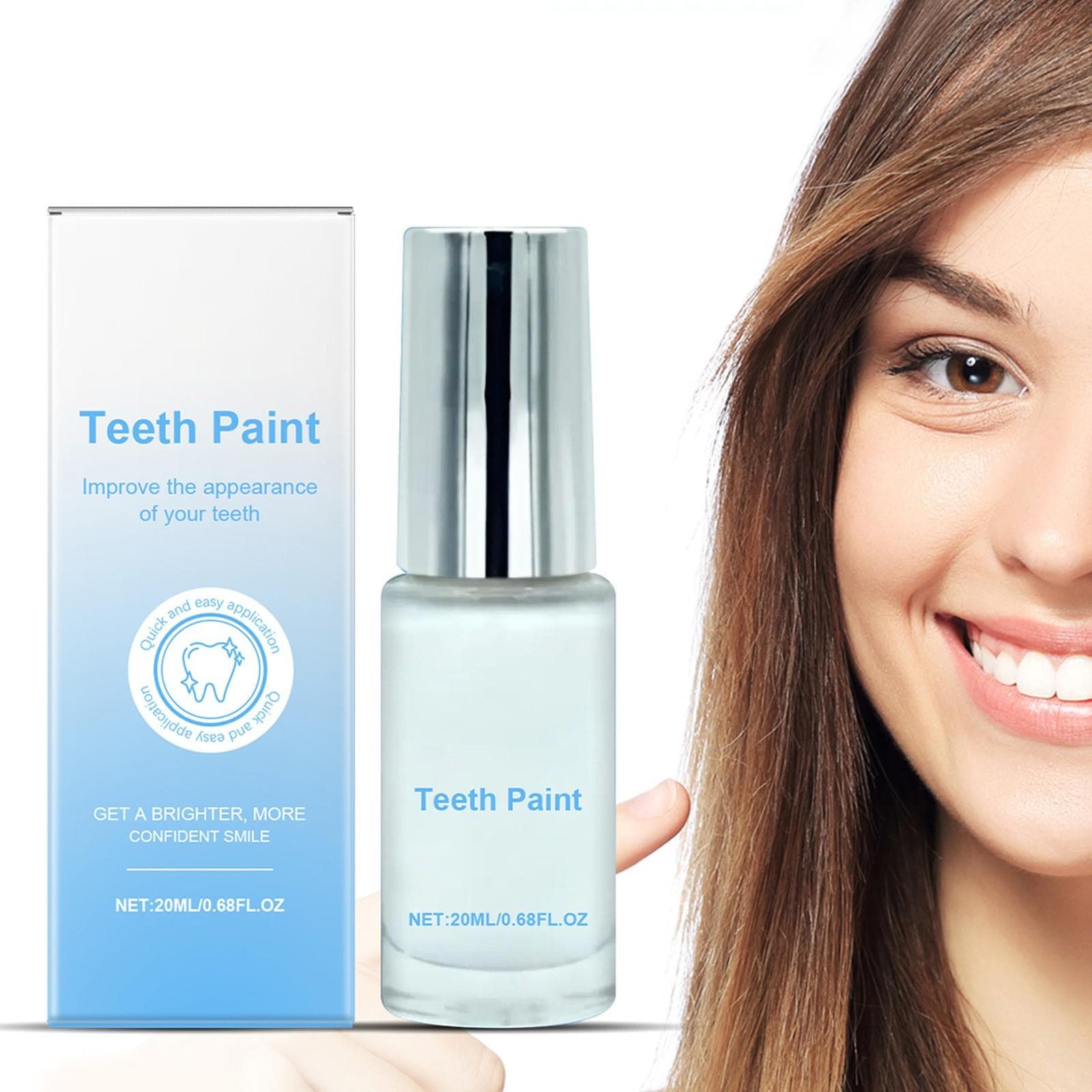 Øyeblikkelig Tannblekingsmaling Tannmaling For Tannbleking For Š Få Et Lysere Og Mer Selvsikkert Smil 20ml Hvit