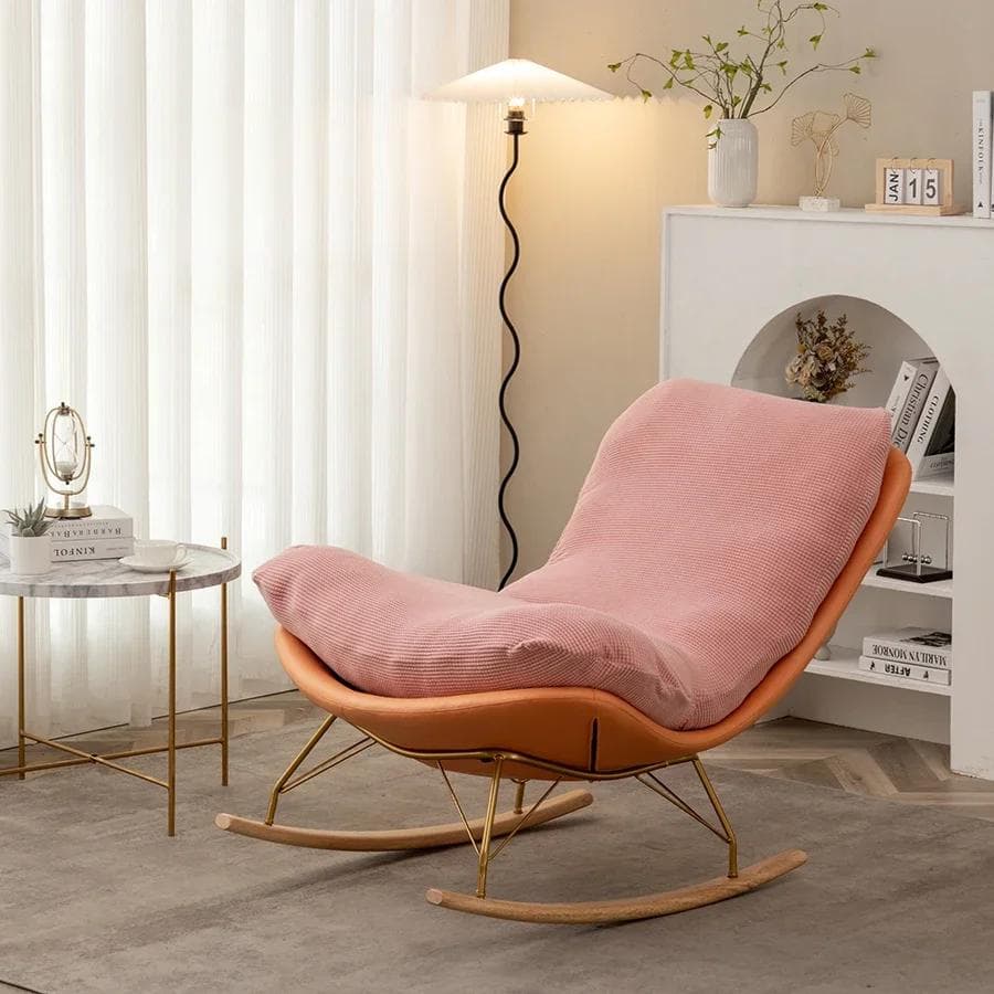 Elastisk lukking Papasan gyngestol Seteputetrekk Mykt trekk Kun, Avtakbare og vaskbare Stoleputetrekk