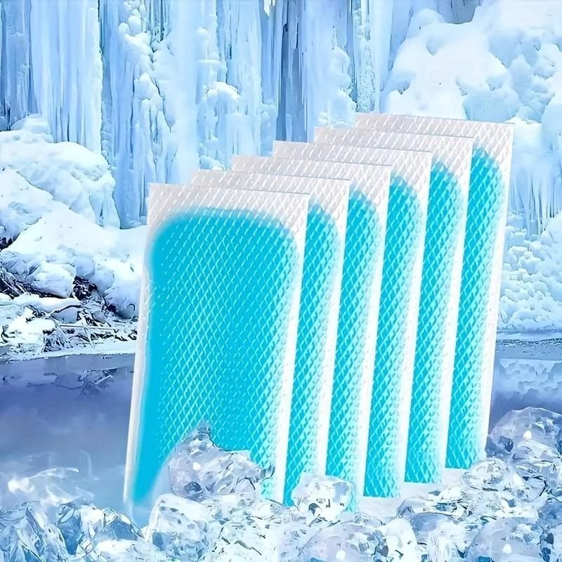 Sommeris-kjøleplaster Voksne Varmereduserende Klistremerker Øyeblikkelig Lindring Kjølende Plaster for Sport Reise Camping Fotturer Gåing