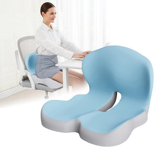 Universell setepute Sklisikker base Design Minneskum Setepute med korsryggstøtte Ergonomisk rullstolpute