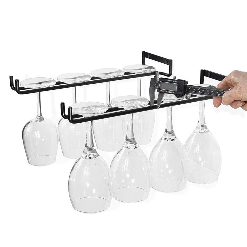 Nyttig 30 cm Iron Vinkopper Stativ Glassholder Hengende Bar Hanger Hylle For Kjøkken Barer