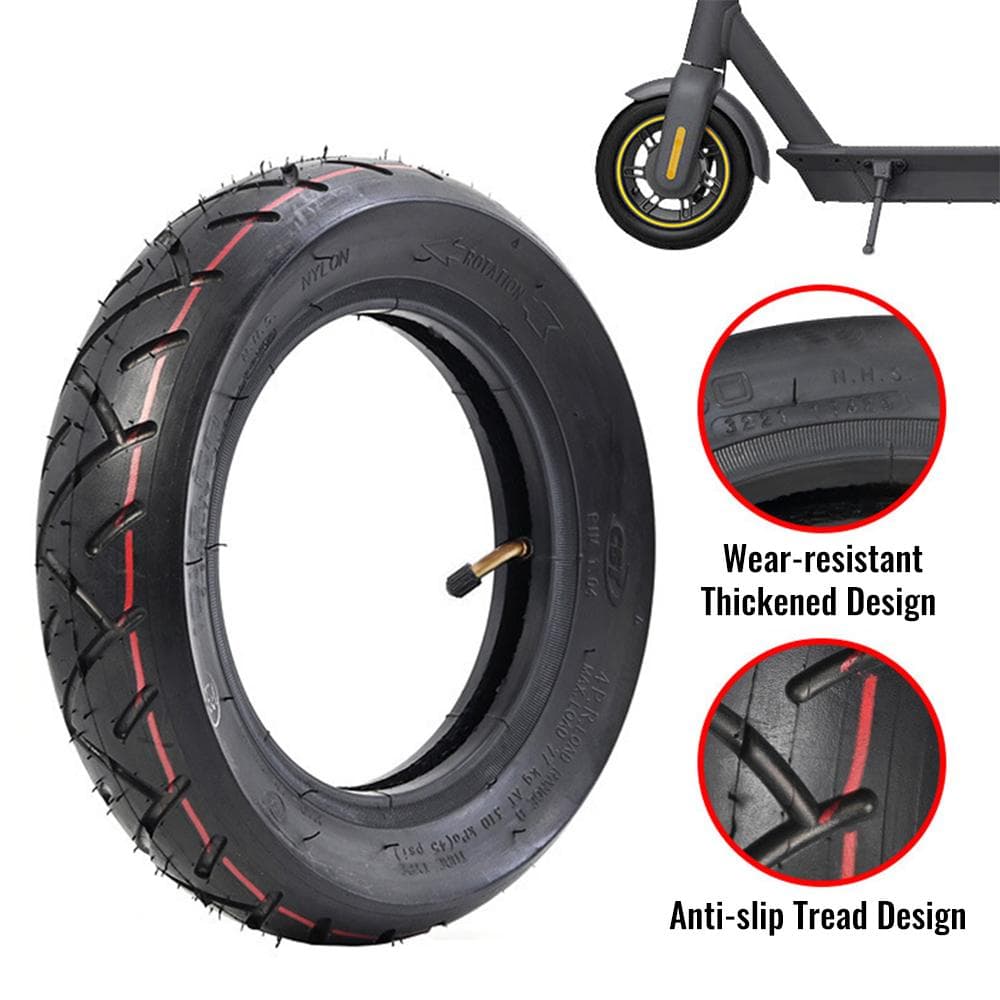 10 tommer 10x2,50 dekk pneumatisk ytre dekk kompatibelt for Kugoo M4 elektrisk scooter