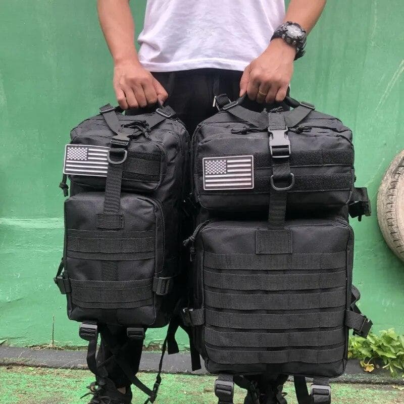 25L/50L 1000D Nylon Vanntett Trekking Fiske Jaktsekk Ryggsekk Utendørs militære ryggsekker Taktisk Sport Camping Vandring Grønn