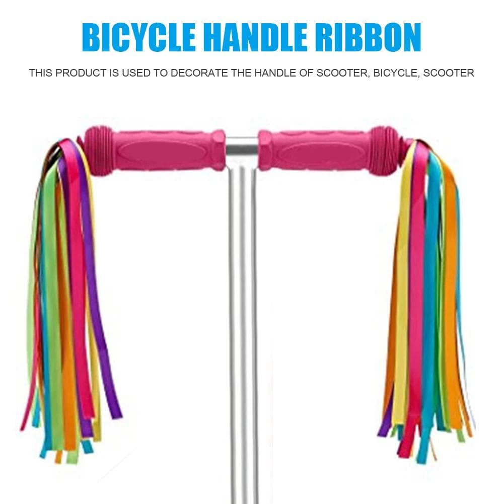 Sykkelstyre Fargerike Tassel Streamers Barnescooter Sykkeldekor Bånd Tassel Bånd Sykkelutstyr 2 stk