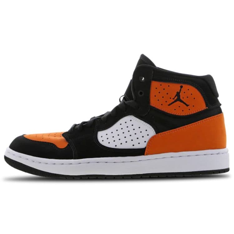 Air Jordan Access Shattered Backboard Herre Sneakers Oransje Svart Hvit AR3762-008 cm