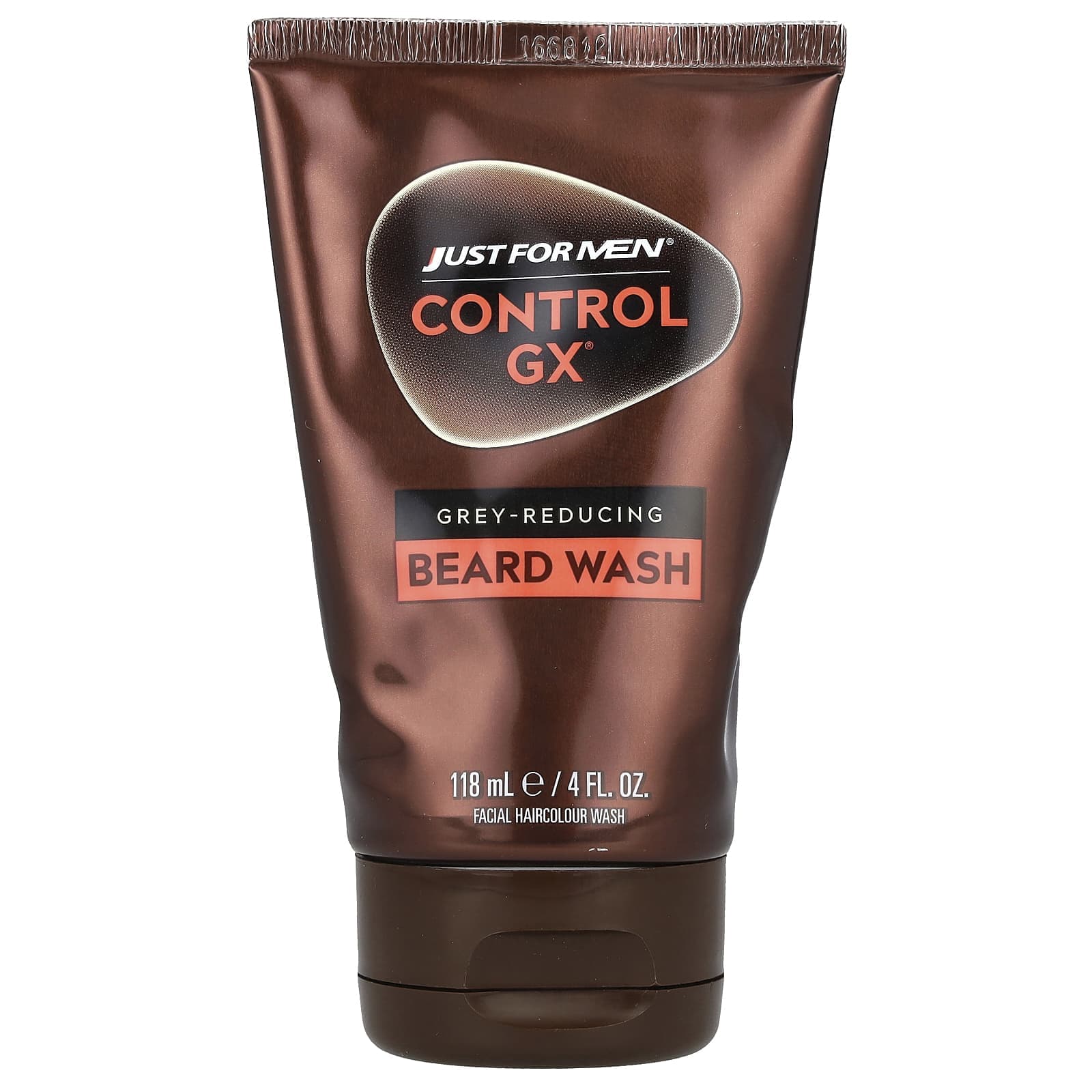 Bare for menn, Control GX, grå grå lindring skjeggvask, 113 ml (118 ml)