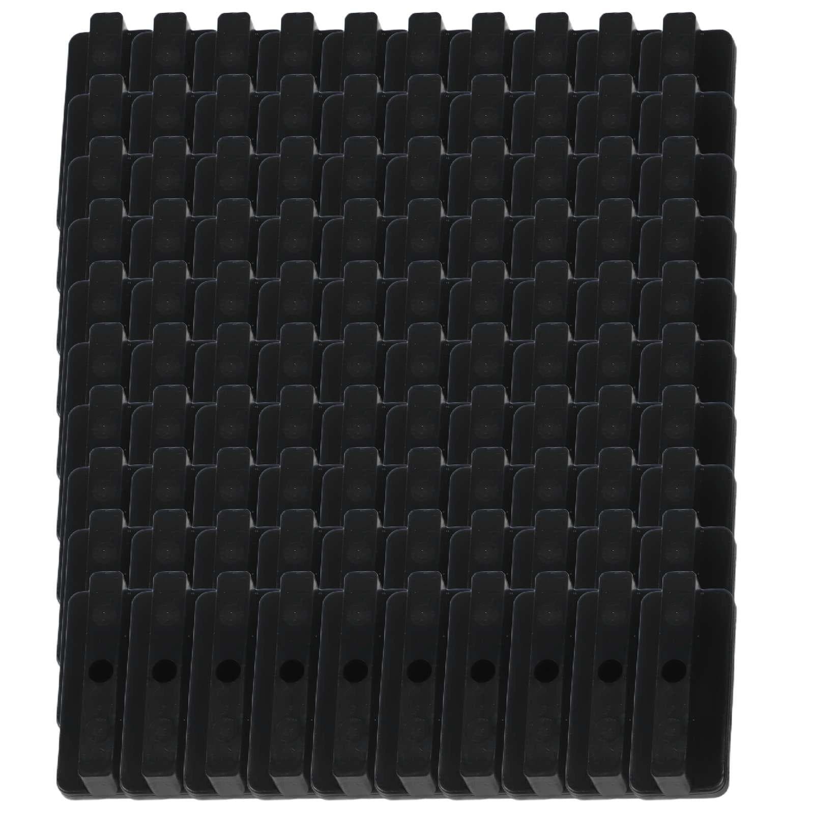 6 mm T Kompositt terrasseklips for utendørsgulv For reparasjon Pakke med 100