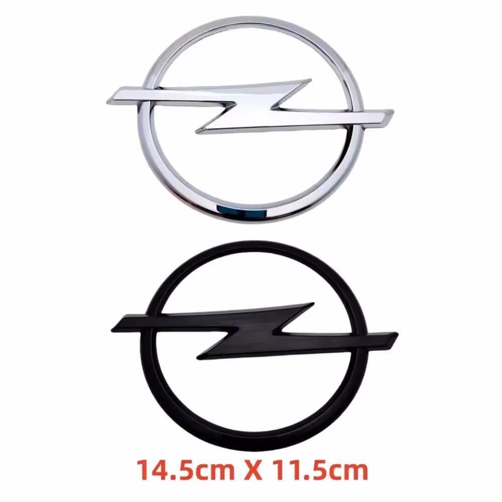 1 stk 3D ABS Bil Frontgrill Hette Motorpanser Emblemer Bakre Bagasjerom Støtfanger Merke Logo Klistremerke for Opel Astra Zafira Insignia Corsa
