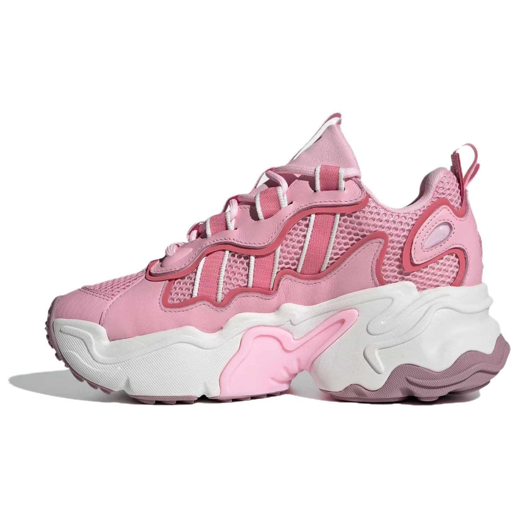 Adidas Originals Ozthemis Stoff Komfortabel Allsidig Støtdempende Lett Lav Topp Pappa Sko Dame sneaker Rosa IH0839 cm