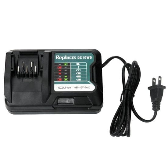 Bytt lader for Makitas 10,8V 12V DC10WD BL1016 BL1021B BL1041B FD05 US Plugg