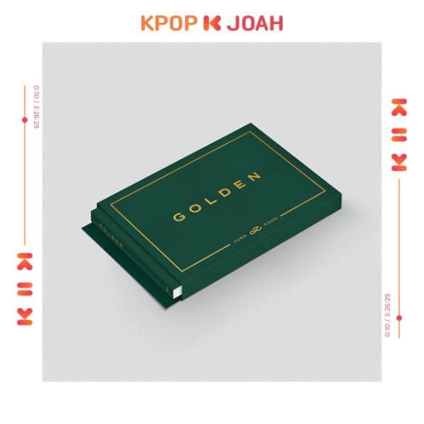 BTS JUNGKOOK - 1. soloalbum [GOLDEN] (VERSJON AV WEVERSE ALBUM)
