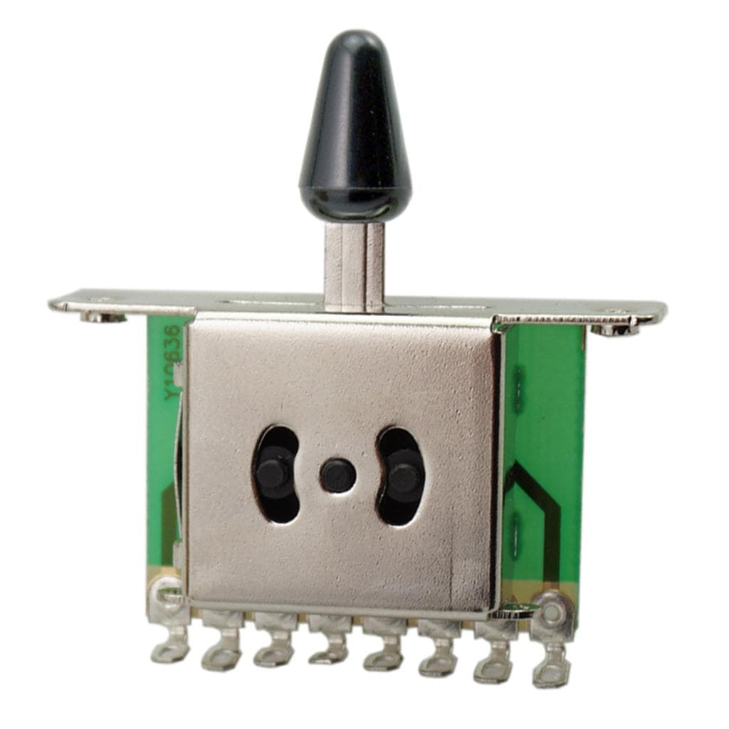 Gitar 3-veis pickup-velgerbryter for elektriske gitardeler Svart Svart