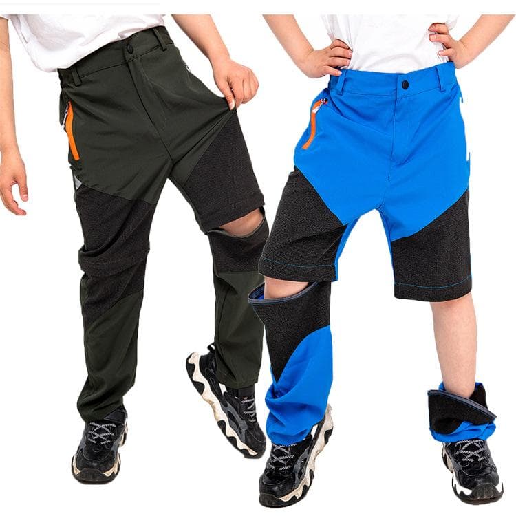 Vanntett Gutt Jente barn Bukser Sommerbukser Sporty klatreleggings Barn Patchwork Soft Shell Antrekk høst cm Blå