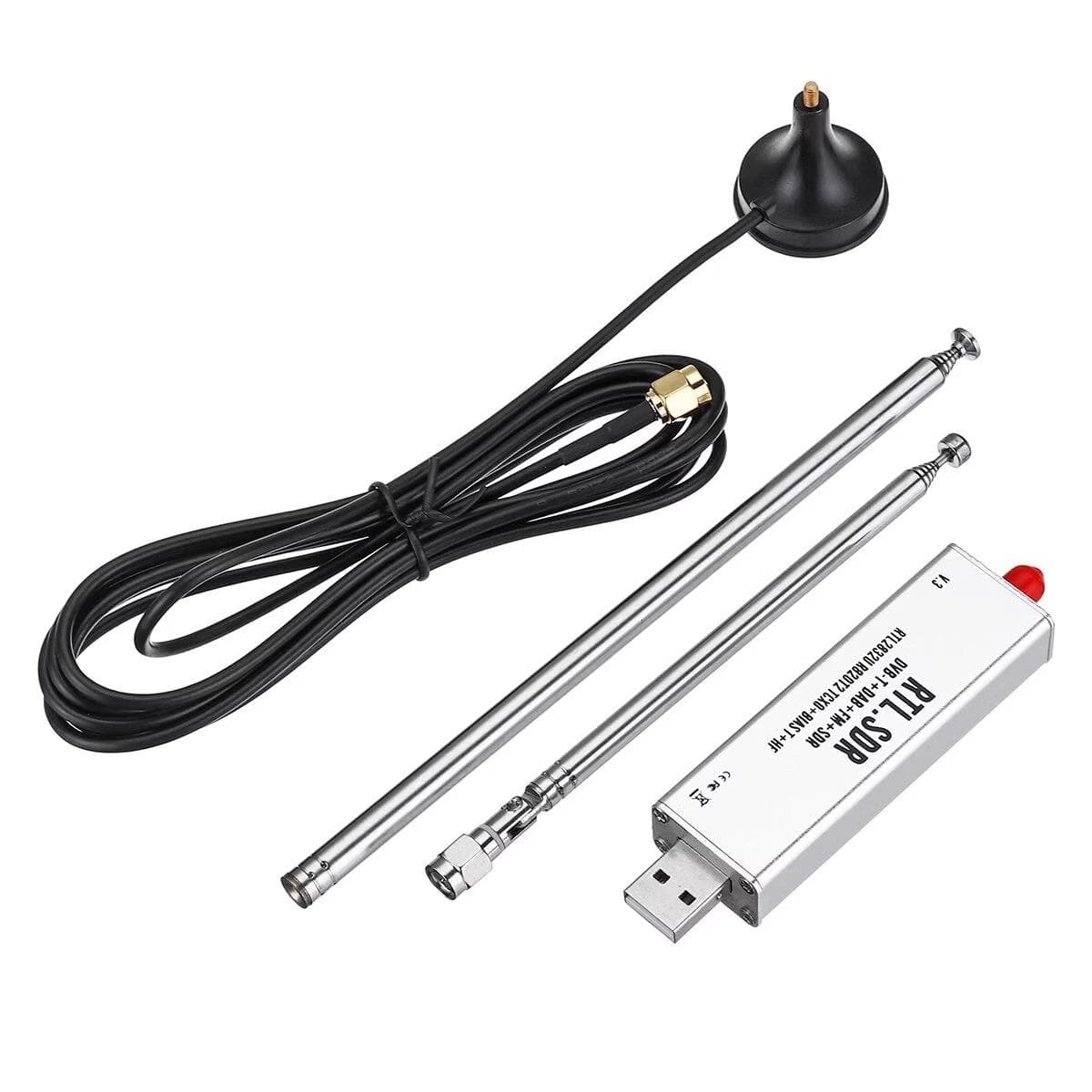 RTL-SDR V3 R820T2 RTL2832U 1PPM TCXO SMA Programvaredefinert radio