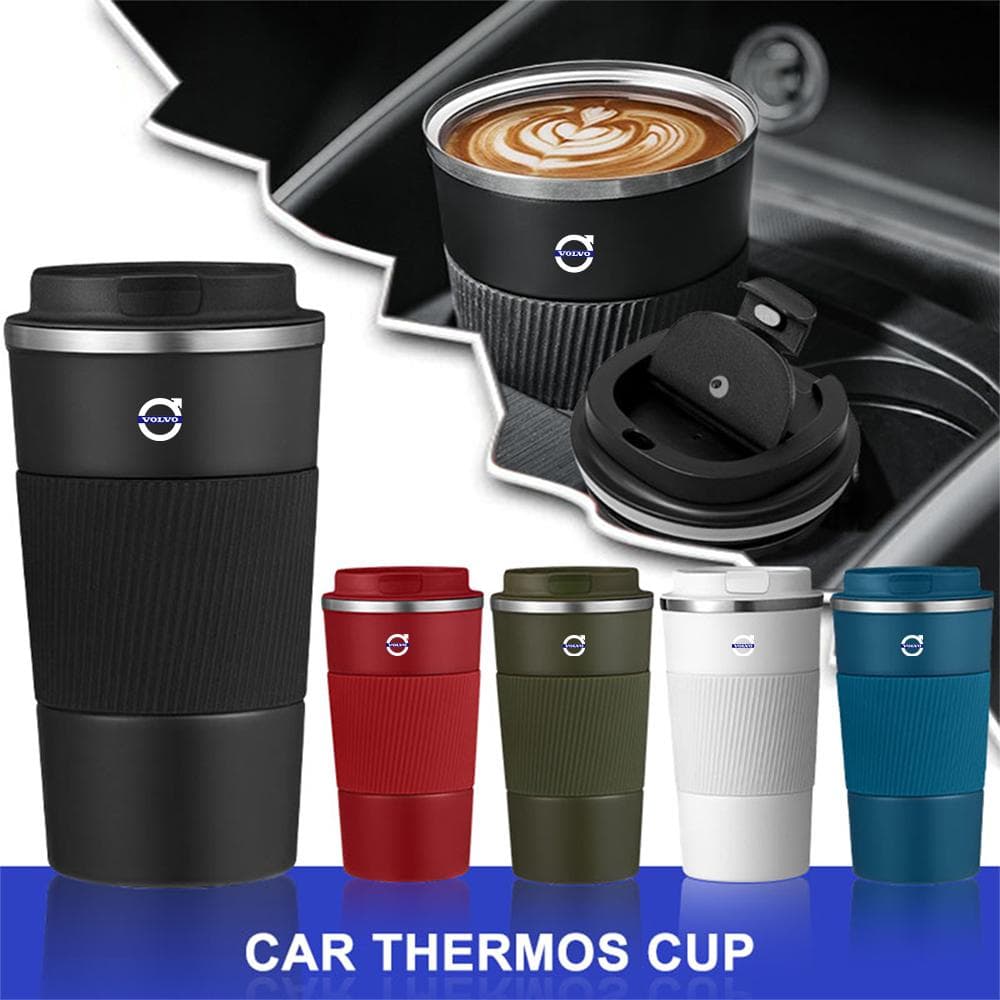 Biltermos Flaske Termokopp Rustfritt Stål Kaffekopp Gjenbrukbar Kaffekopp For Volvo XC90 XC60 C30 T6 S60 C70 XC40 V40 XC70 V70