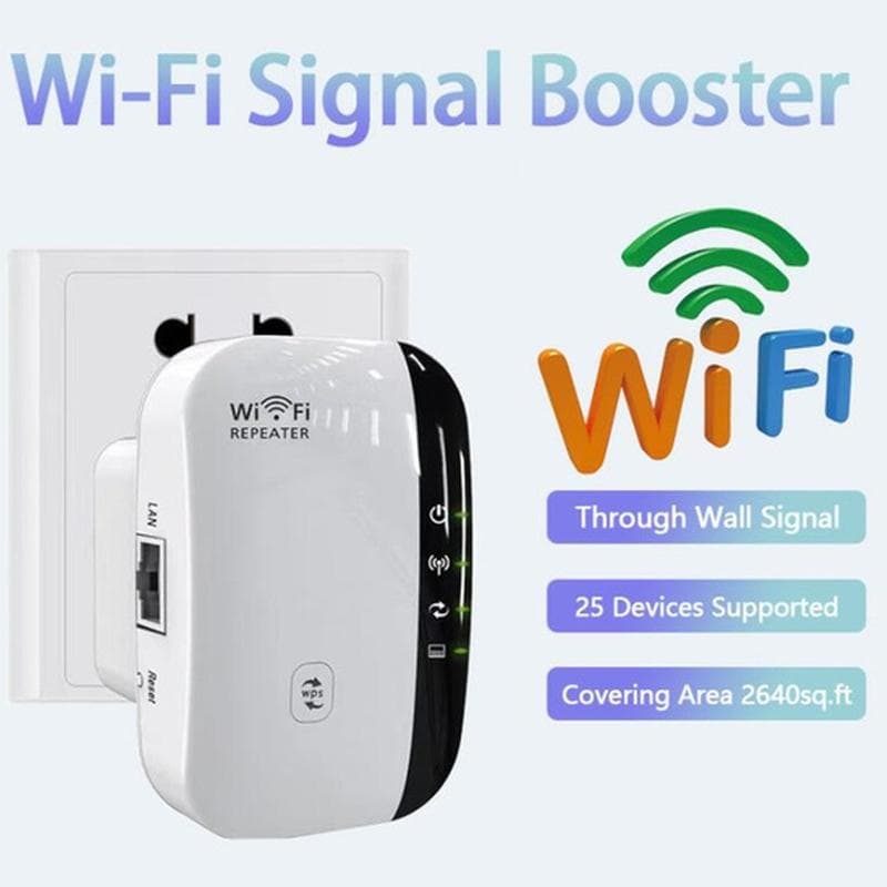 300M WIFI-repeaterdualbånd 2,4G trådløs WiFi-repeater AP-ruter signalforsterker forlenger forsterker julegave Hvit