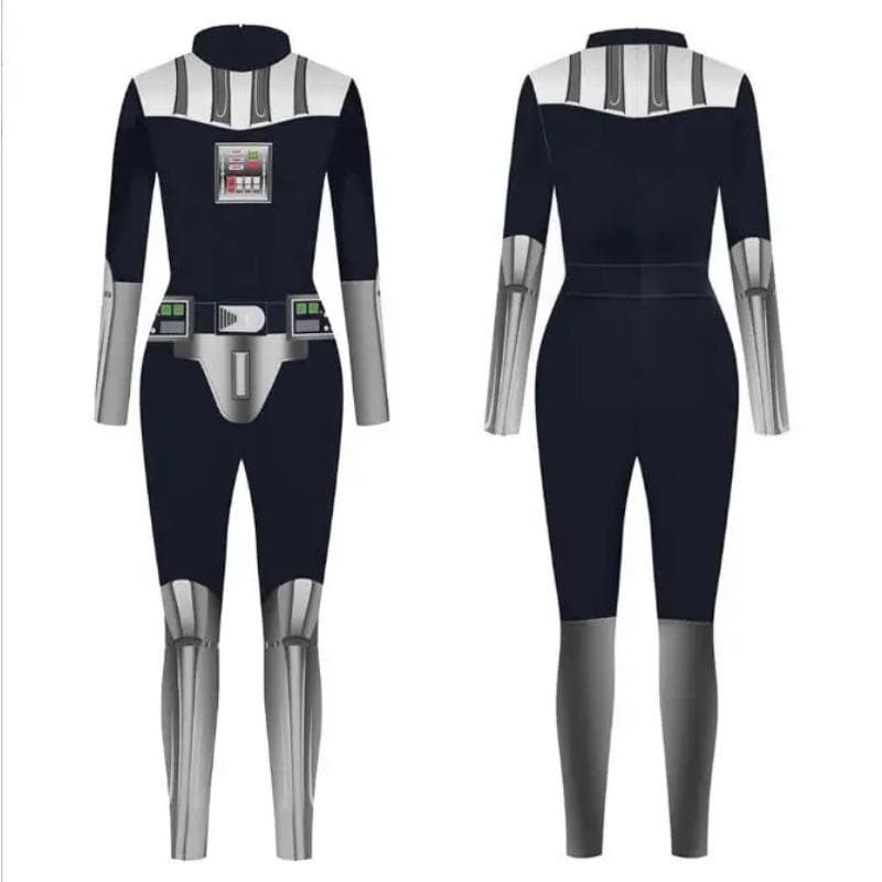 Darth Vader Cosplay Uniform Party Jumpsuits Sexy Bodysuit Bruk Cosplay Kostyme Catsuit Zentai Drakt cm