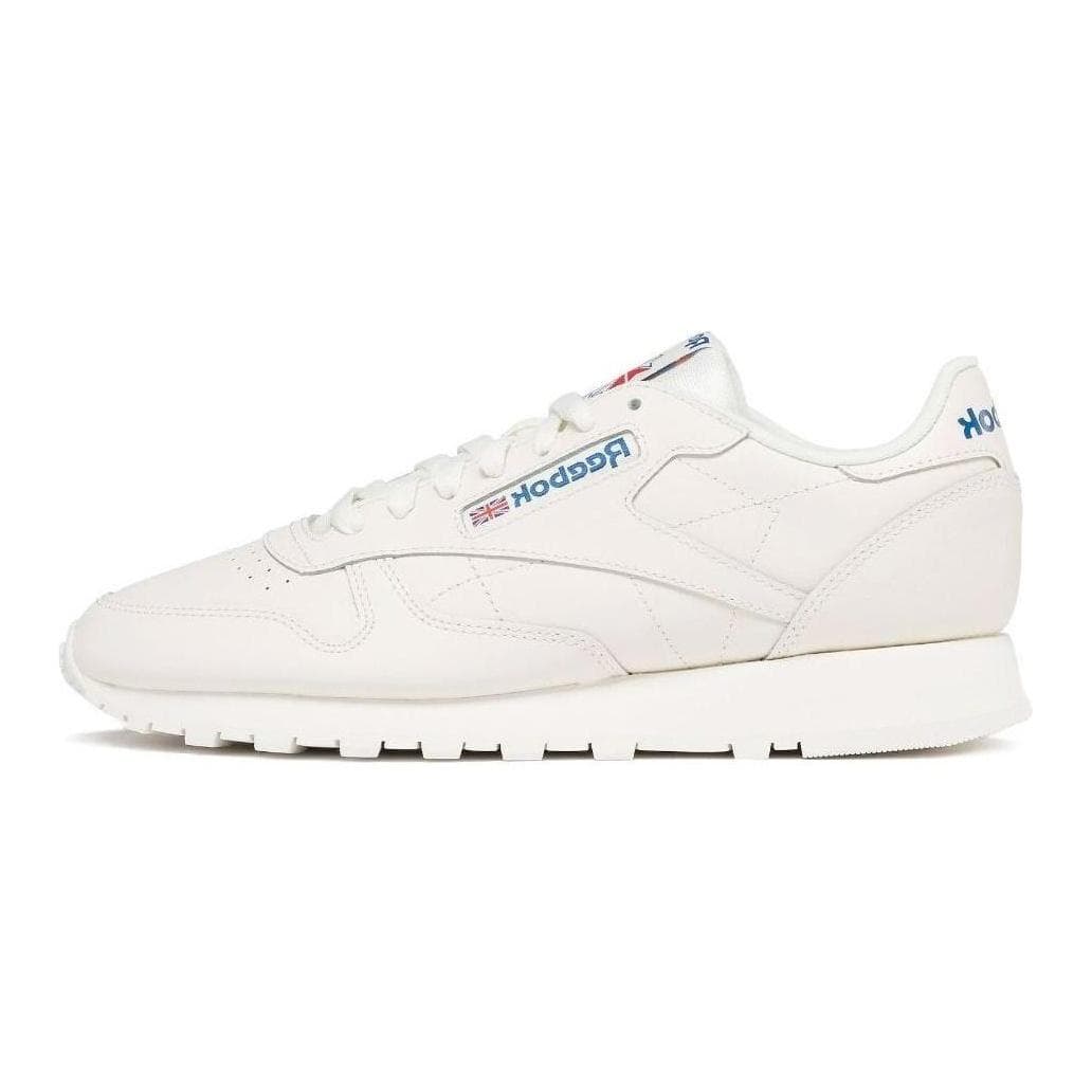 Reebok Classic Leather Chalk Vector Blue Red Unisex Sneakers Hvit Vector-Rød 100032947 cm
