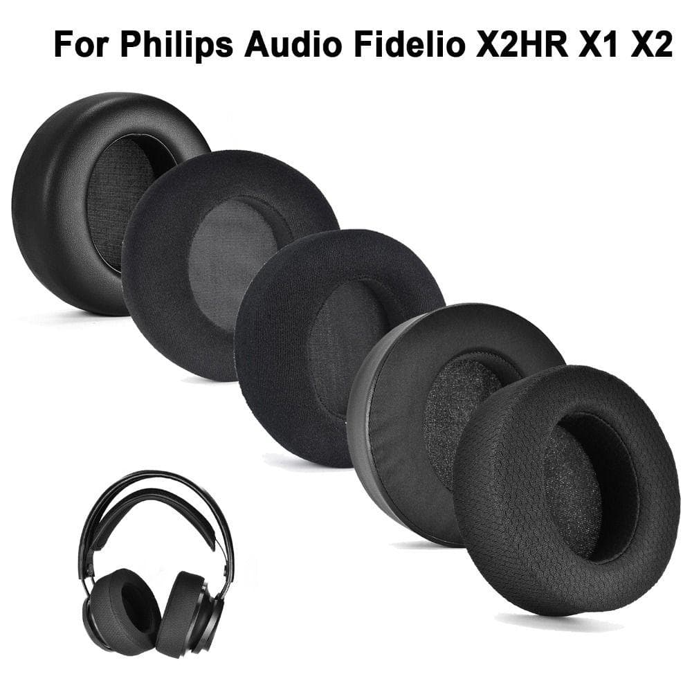 2 stk øreputer Øreputer Proteinlær Hodetelefon Øreklokker for Philips Audio Fidelio X2HR X1 X2