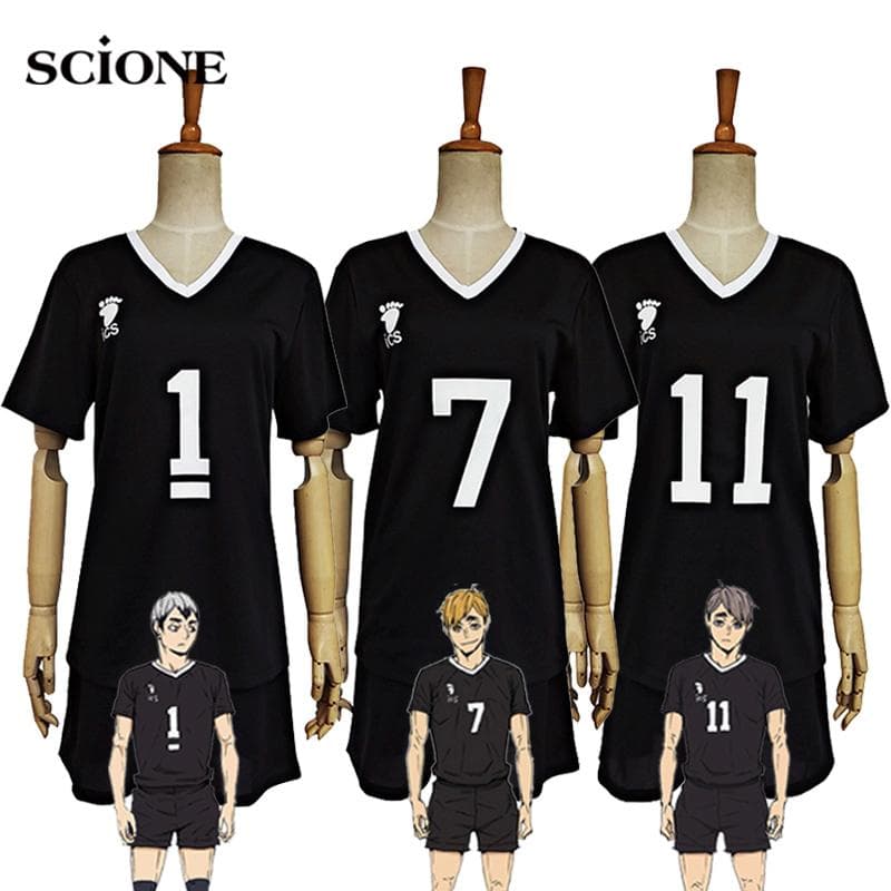 Haikyuu!! Inarizaki Osamu Miya Atsumu Shoole Uniform Sportswear Cosplay Costume Haikiyu Volleyball Team Jersey cm